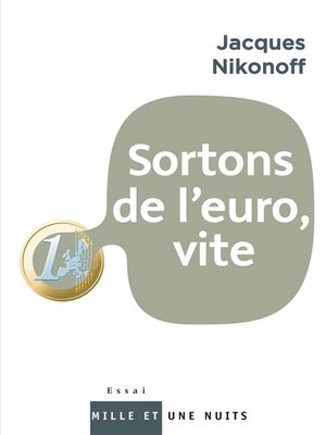 cover image of Sortons de l'euro